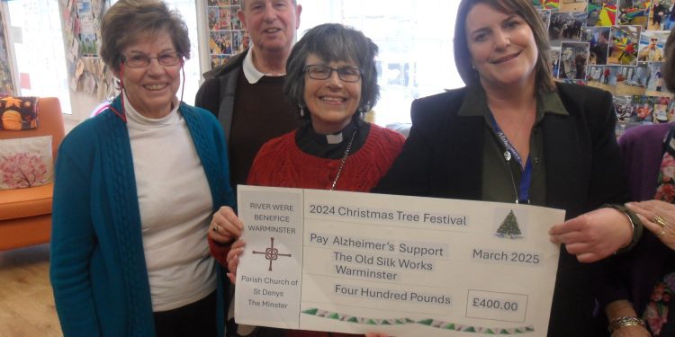 Festival funds boost Old Silk Works with £400 donation