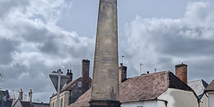 Preventative repairs to safeguard Warminster Obelisk