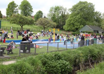 Splash pad reopens for busy summer season