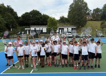 Children get inspired by Wimbledon with free tennis sessions
