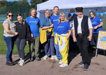 Community holds ‘duck walk’ in memory of local man