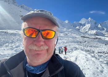 Local man battles freak Mount Everest blizzard on charity trek