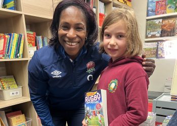 England rugby legend inspires local schoolchildren