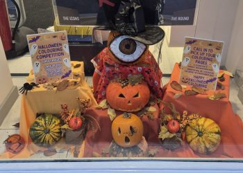 Halloween colouring competition for children and teens