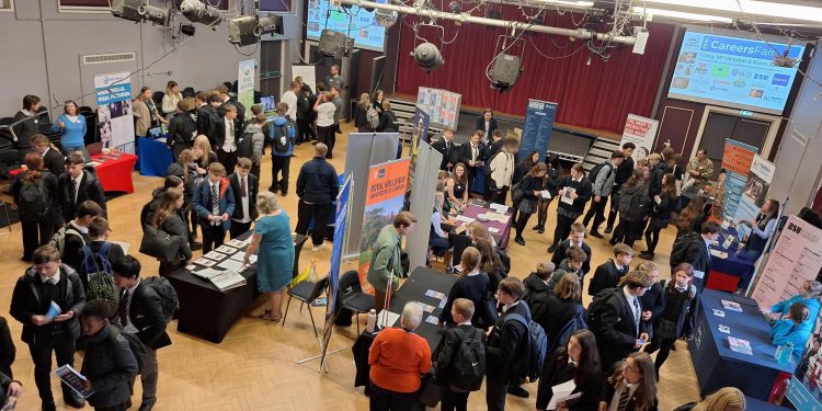 Successful careers fair at Kingdown School