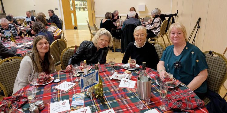 Burns Night dinner raises funds for local charity