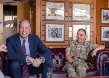 Prince William pays tribute to Warminster-based soldier