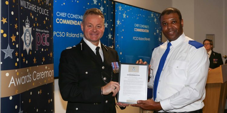 Warminster officer honoured for life-saving intervention