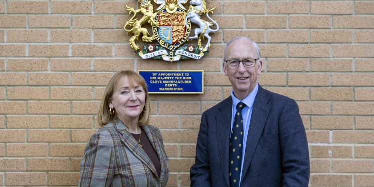 Royal Warrant president  tours Warminster glove maker