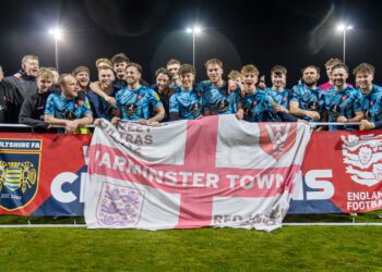 Warminster Town FC celebrate historic cup win!