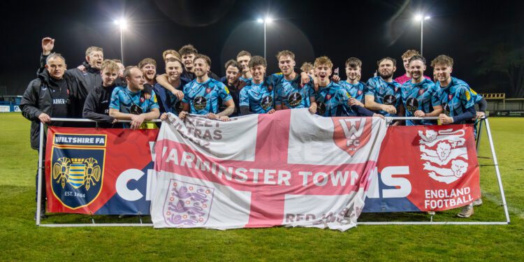 Warminster Town FC celebrate historic cup win!