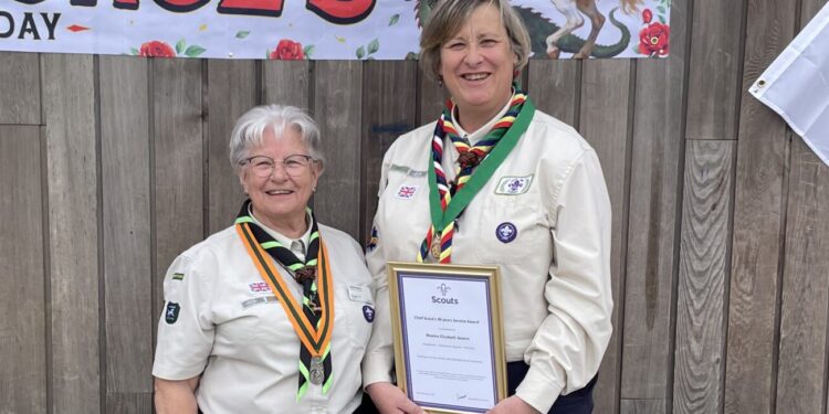 Warminster woman recognised for service to Scouting