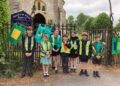 Schoolchildren celebrate love with church pilgrimage