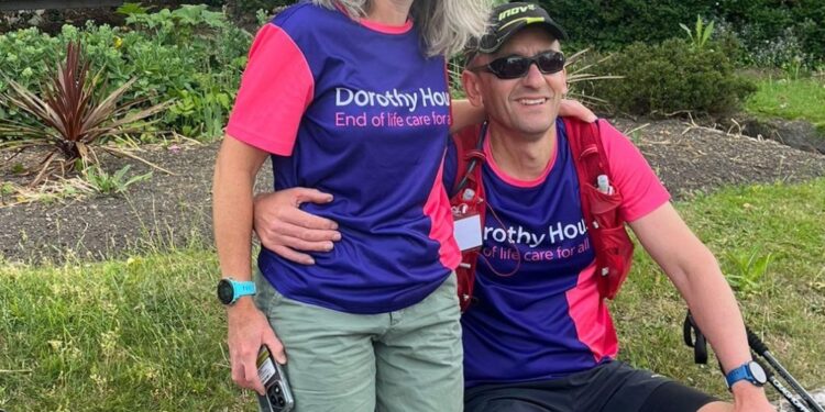 Couple take on 50-mile Winchester to Warminster challenge for hospice