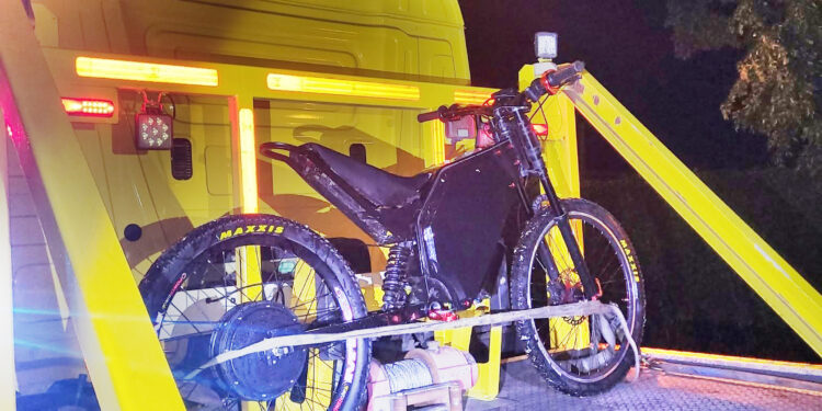Police seize illegal e-bike in Warminster