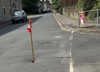 Council investigating Warminster sinkhole