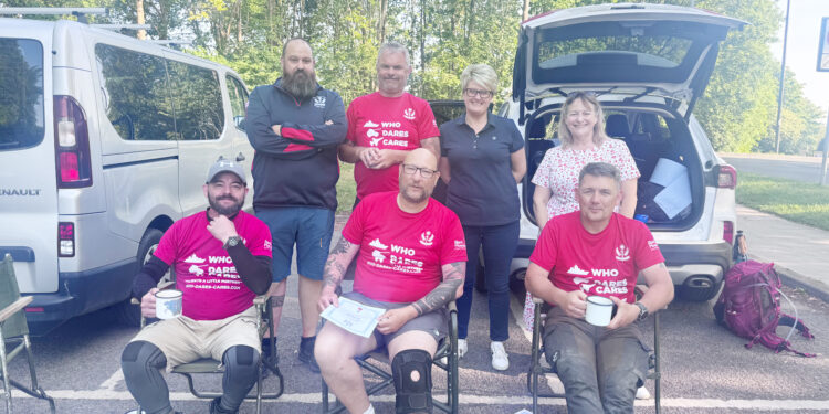 Veterans trek 64 miles in 24 hours for charity