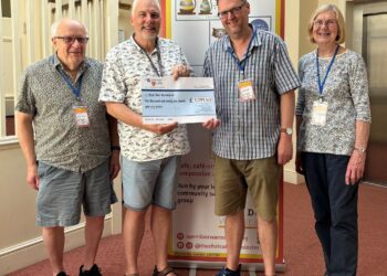 Former mayor awards over £2,000 to local charities