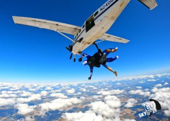 Prostate support group founder completes second charity skydive