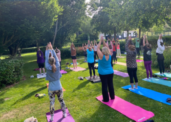 Still time to try free yoga in the park
