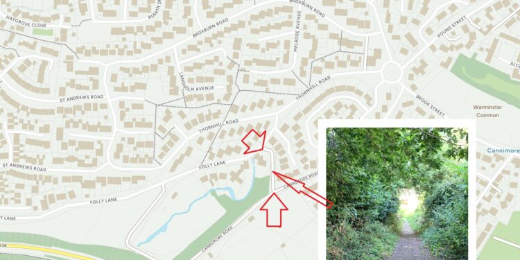 Ramblers call for evidence of public use of Warminster track