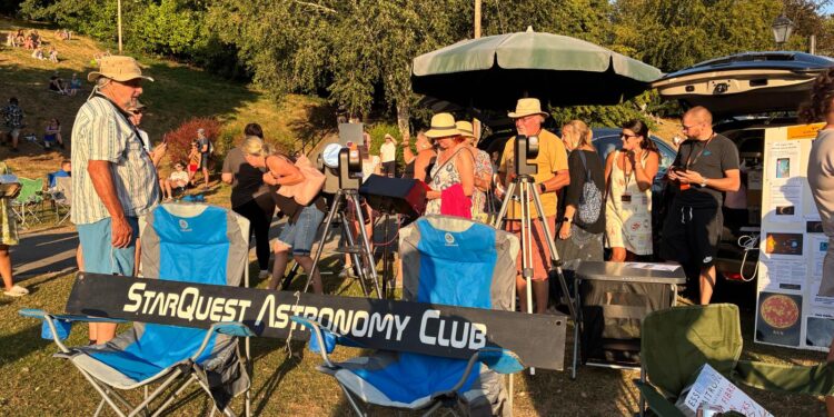 Community comes together to enjoy eclipse 